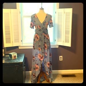 Miami Maxi dress w/skort 100% Rayon.